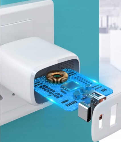 ŁADOWARKA USB TYP C KOSTKA SZYBKIE ŁADOWANIE 20W - zdjęcie 2