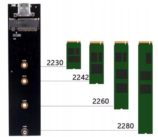 Adapter dysku SSD m.2 USB 3.0 NGFF obudowa m2 SATA Zenwire BS-2809 - zdjęcie 5