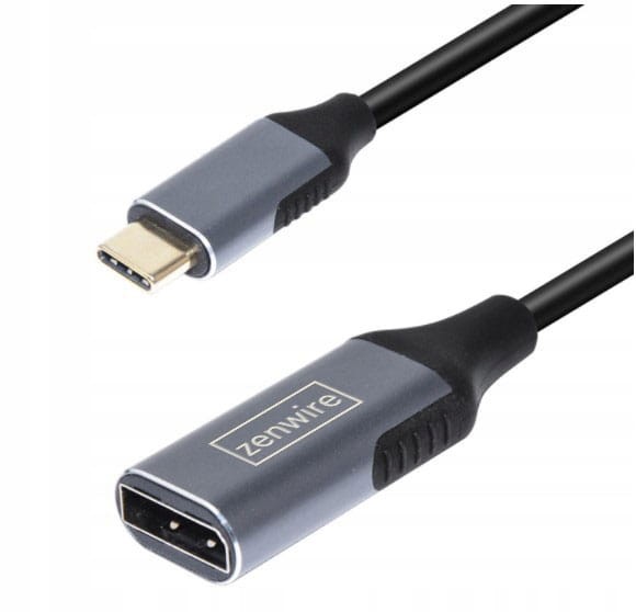 Kabel adaptera USB-C DisplayPort 1.2 żeński 4K 60HZ - zdjęcie 1
