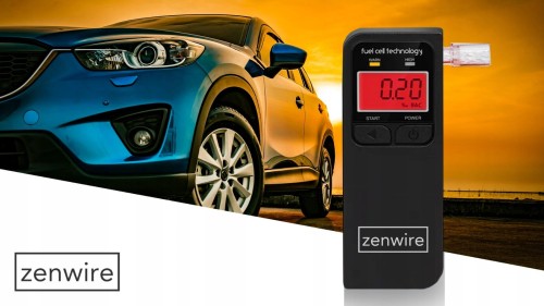 ALKOMAT Profesjonalny Elektrochemiczny z Wyświetlaczem elektronicznym LCD cyfrowym Zenwire F4 - zdjęcie 2