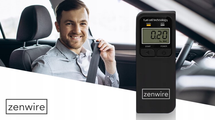 ALKOMAT Profesjonalny Elektrochemiczny z Wyświetlaczem elektronicznym LCD cyfrowym Zenwire F4 - zdjęcie 5