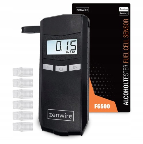 ALKOMAT Profesjonalny Elektrochemiczny z Wyświetlaczem elektronicznym LCD cyfrowym Zenwire F6500 - zdjęcie 2