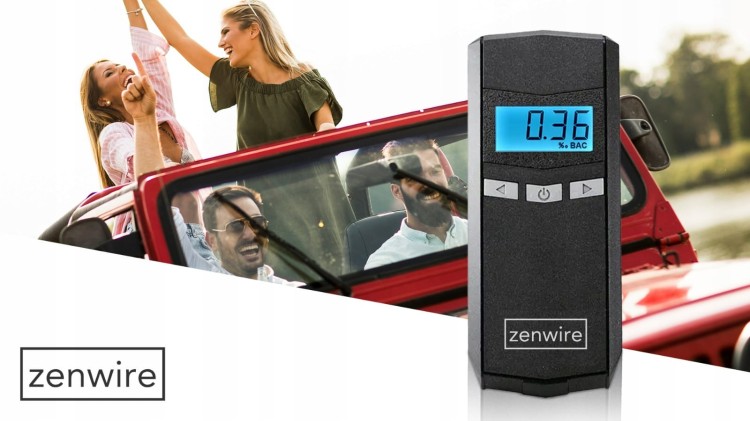 ALKOMAT Profesjonalny Elektrochemiczny z Wyświetlaczem elektronicznym LCD cyfrowym Zenwire F6500 - zdjęcie 4