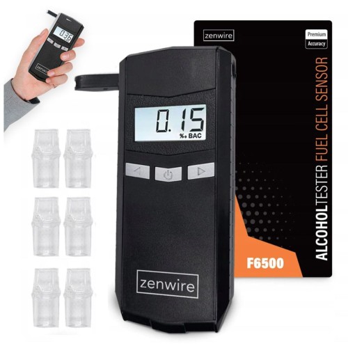 ALKOMAT Profesjonalny Elektrochemiczny z Wyświetlaczem elektronicznym LCD cyfrowym Zenwire F6500 - zdjęcie 1