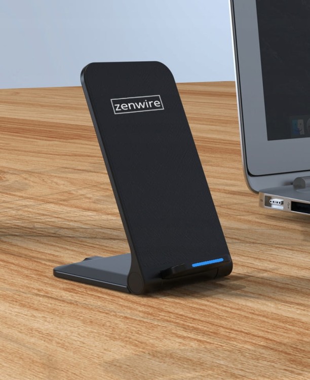 Szybka Bezprzewodowa Ładowarka Indukcyjna Stacja Ładująca USB-C QI 15W FAST X18A - zdjęcie 3