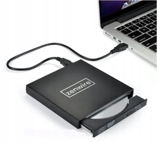 NAPĘD ZEWNĘTRZNY CD-R/DVD-RW/ROM NAGRYWARKA USB 3 zenwire - zdjęcie 1