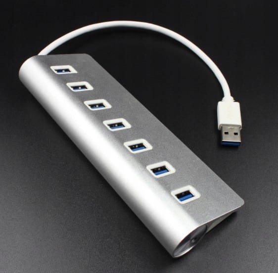 HUB 7w1 ROZGAŁĘŹNIK ROZDZIELACZ PORTÓW 7x USB 3.0 Zenwire BYL-2003 - zdjęcie 4
